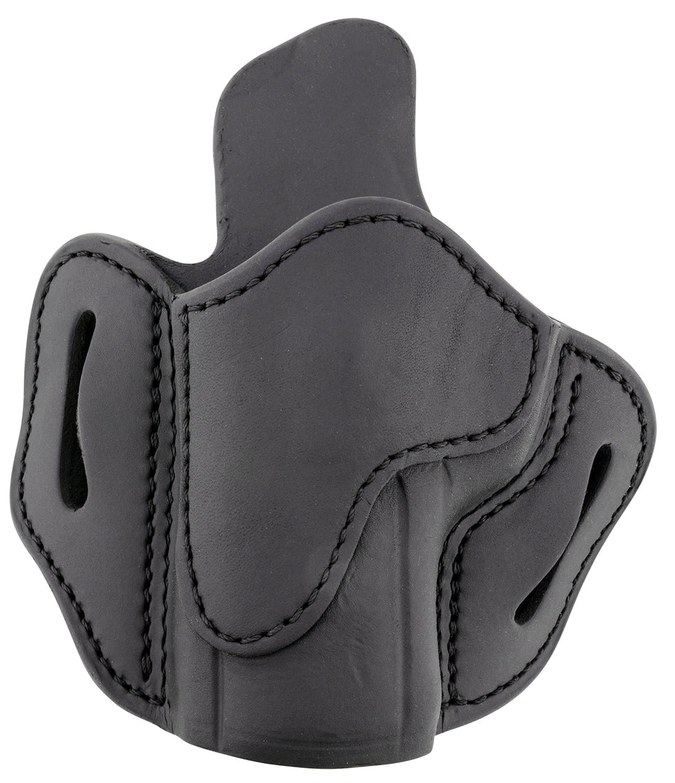 1791 Gunleather ORBH24SSBLL BH2.4S Optic Ready Belt Holster Size 2.4S Stealth Black Leather, Left Hand - Fits FN 509 and HK VP9SK