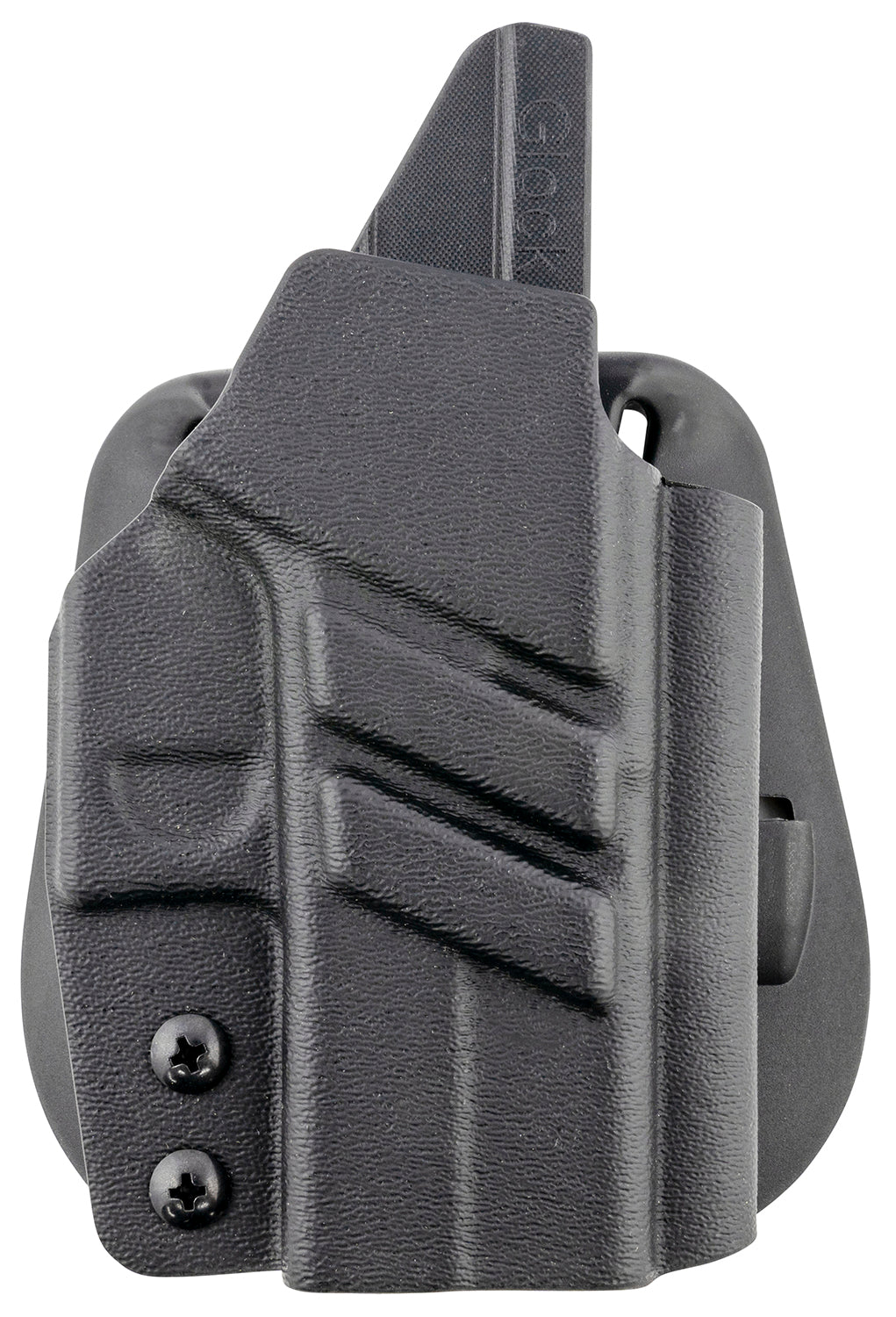 1791 Gunleather Tactical Kydex OWB Paddle Holster, Black, Right Hand - Glock 43/43X/43X MOS/48 MOS Compatible