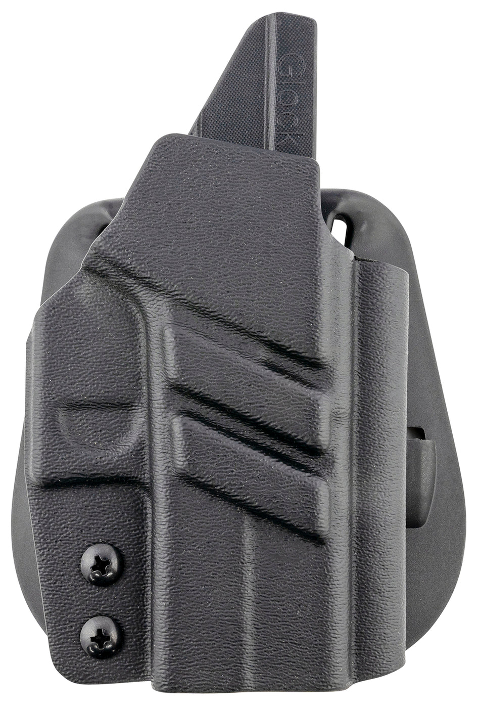 1791 Gunleather Tactical Kydex OWB Paddle Holster, Black, Right Hand - Glock 43/43X/43X MOS/48 MOS Compatible