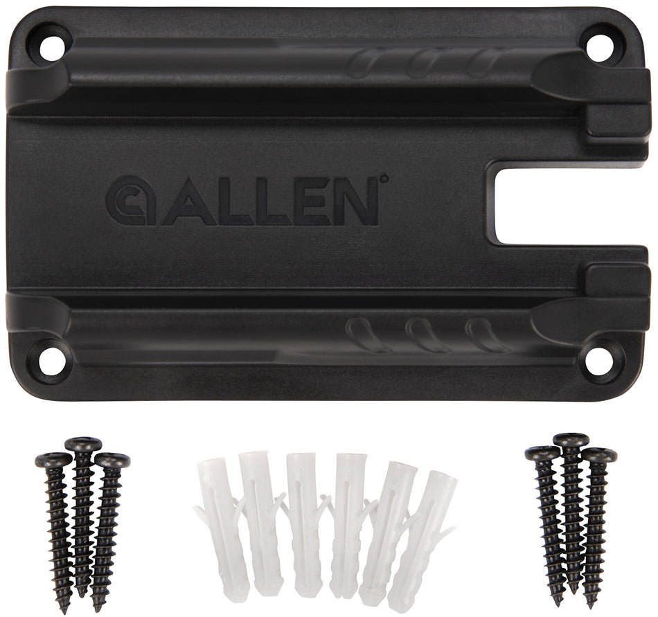 Allen 5648 Rare-Earth Magnet Rail Handgun Holder Black Metal Holds 1