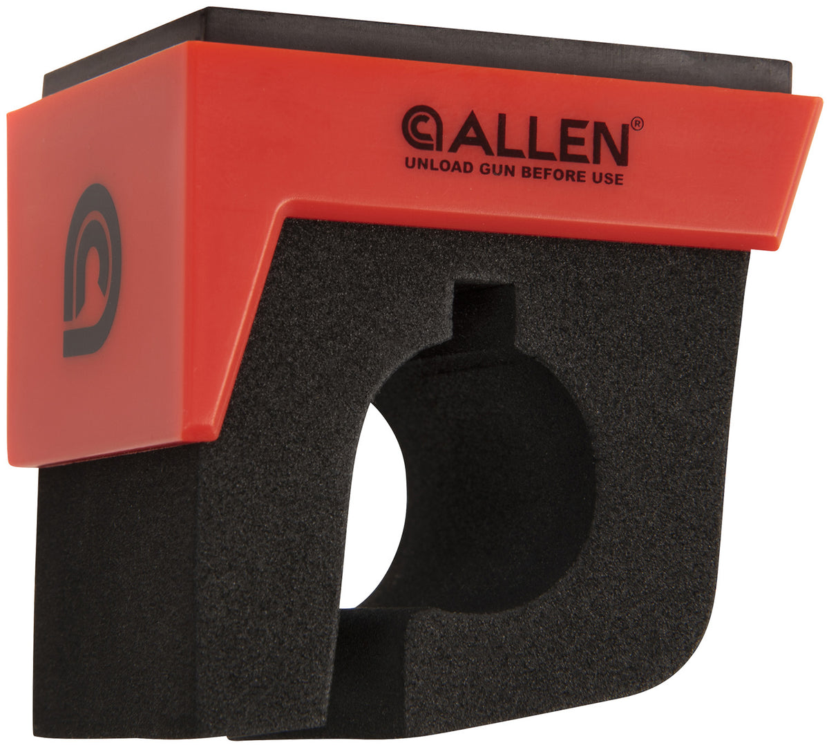 Allen 5657 Single Magnetic Firearm Holder Black/Red Attaches to Vehicles or Safes