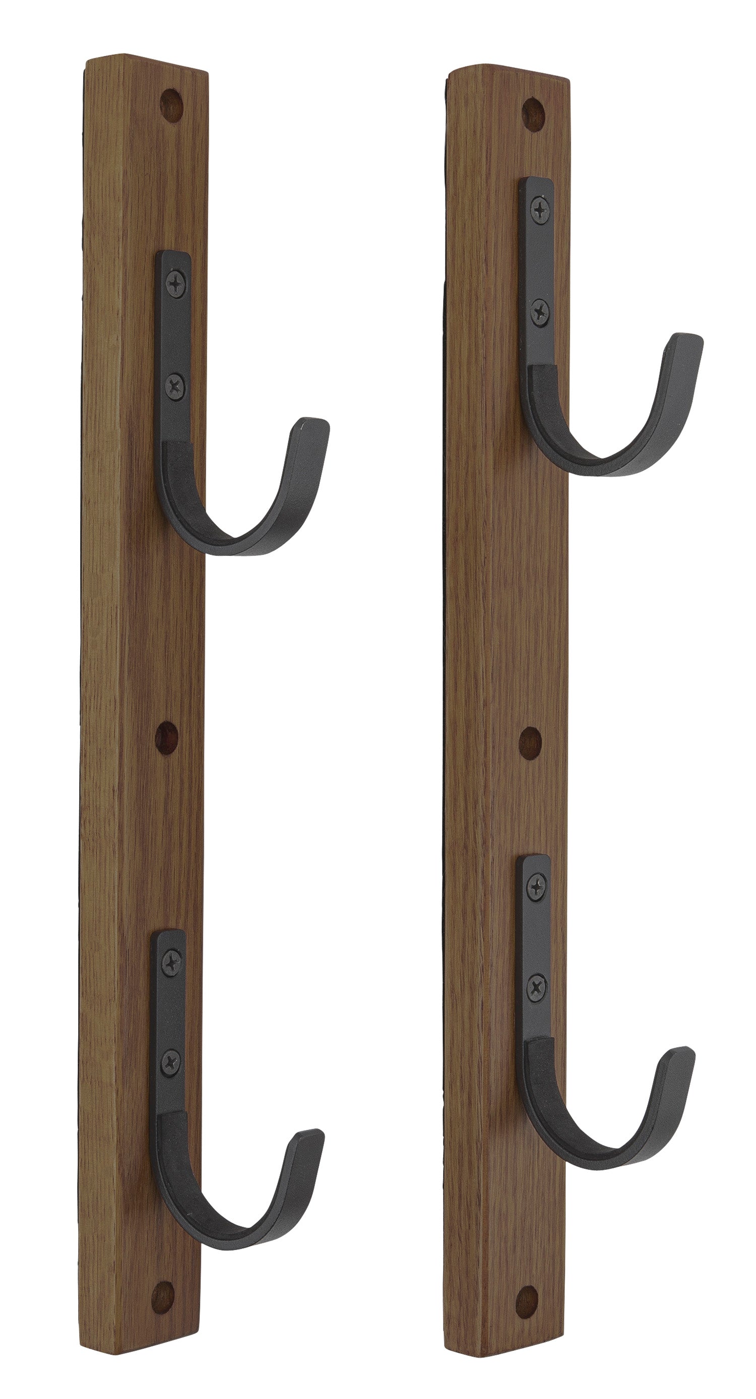 Allen 5659 Gun Collector Wall Mount Rack Brown/Black Holds 2 Rifles/Shotguns