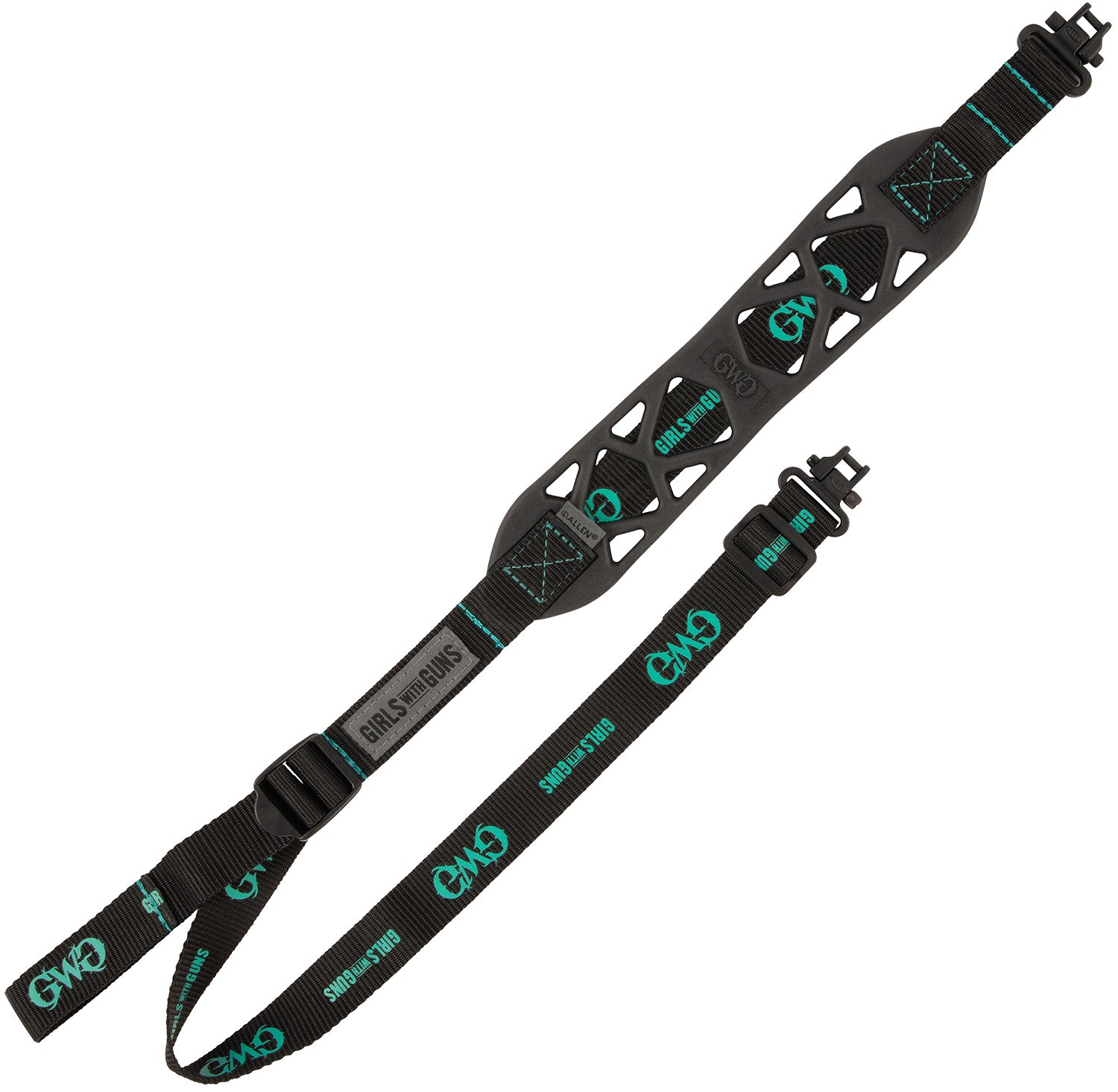 Girls With Guns 8274 Black Label Non-Slip Rubber Adjustable Rifle Sling