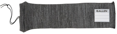 Allen 13170 14" Stretch Knit Gun Sock Gray Silicone Treatment for Handguns with ID Label