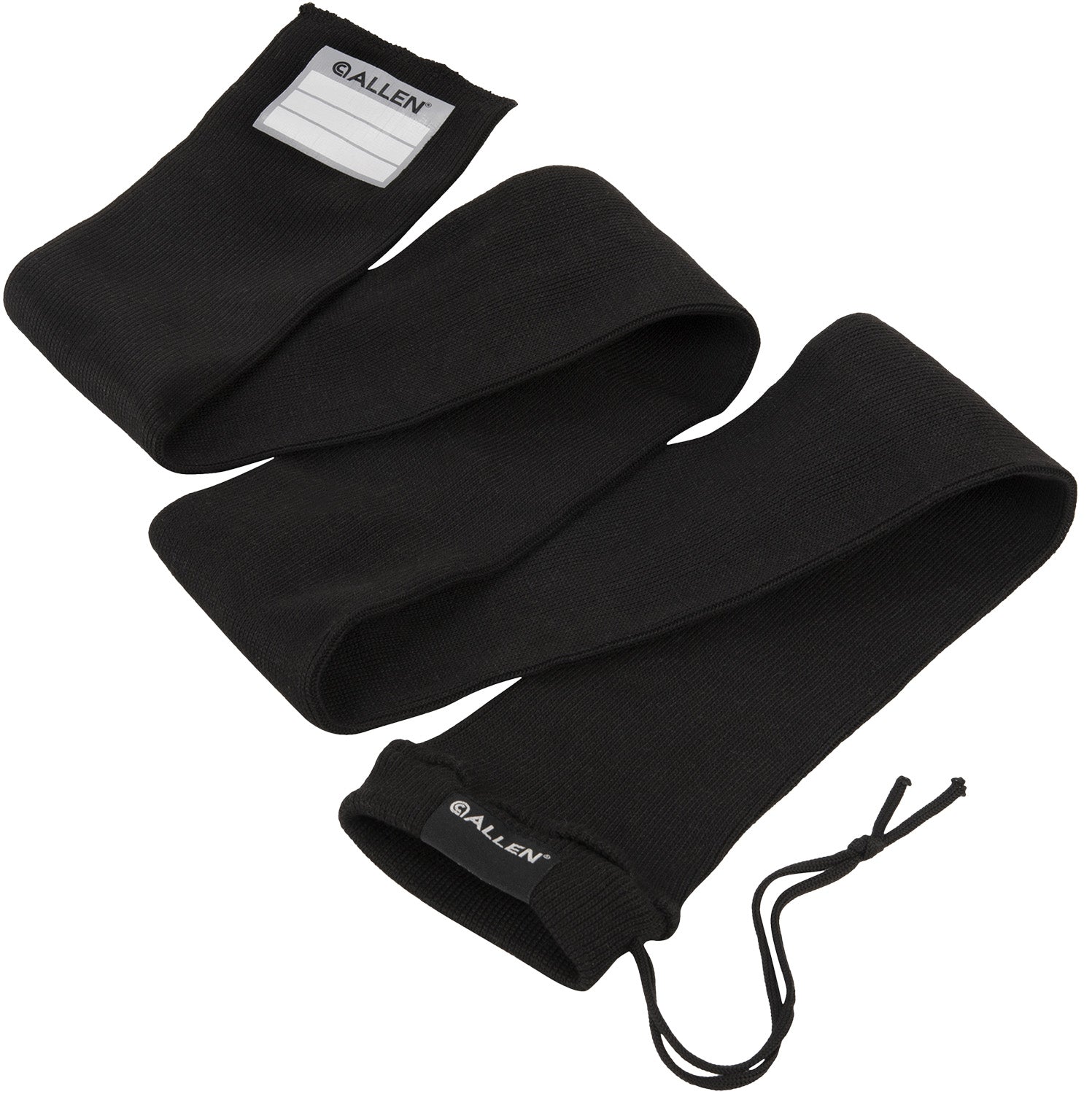 Allen 13173 52" Stretch Knit Rifle/Shotgun Sock Black with Silicone Treatment & Custom ID Label