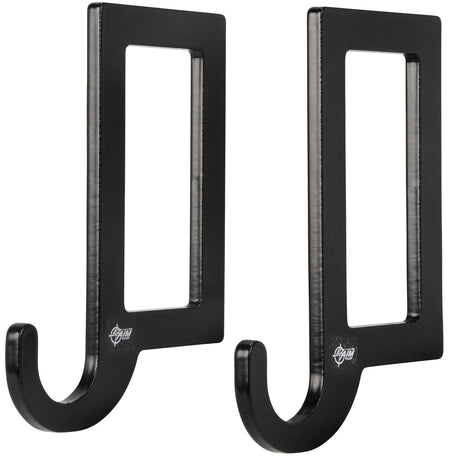 EZ-Aim 15571 Powder-Coated Steel Horizontal Hook for Gong Targets, 2 Per Pack