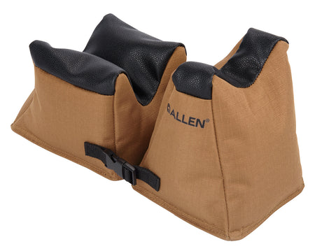 Allen 18411 X-Focus Shooting Rest Combo Prefilled Front Rear Bag Coyote Black Tacky Grip Bottom