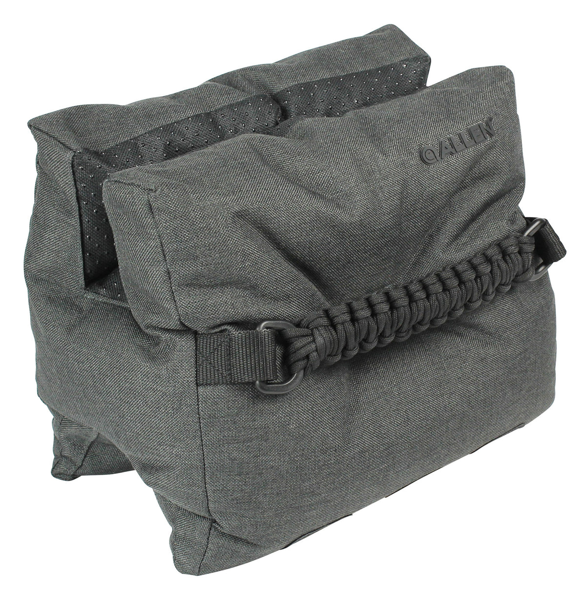 Allen 18416 Eliminator Front Rest Prefilled Bag Gray Ripstop Polyester with Integrated Cartridge Carrier