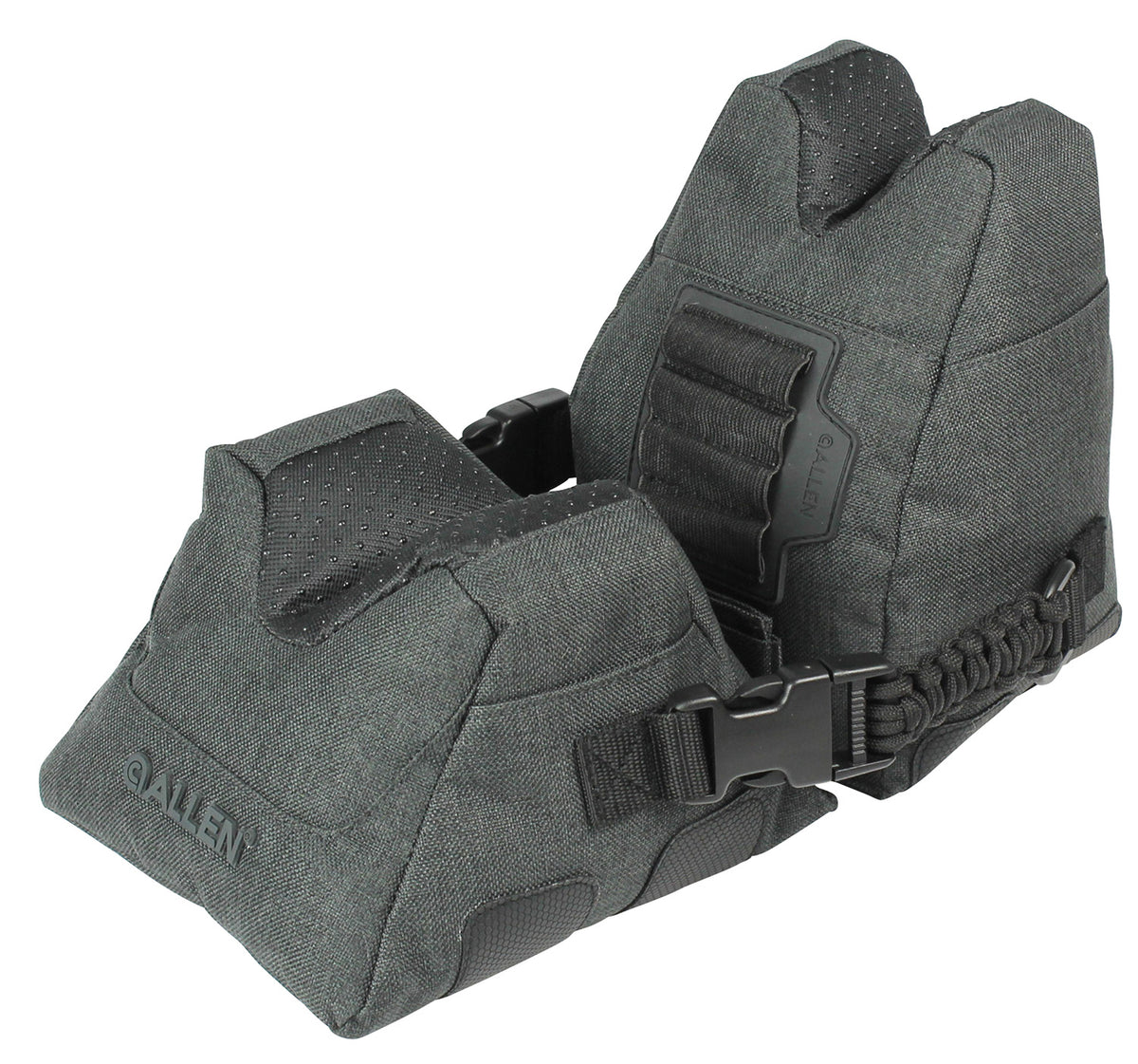 Allen 18417 Eliminator Shooting Rest Front and Rear Bag Combo Gray Polyester Paracord Handle