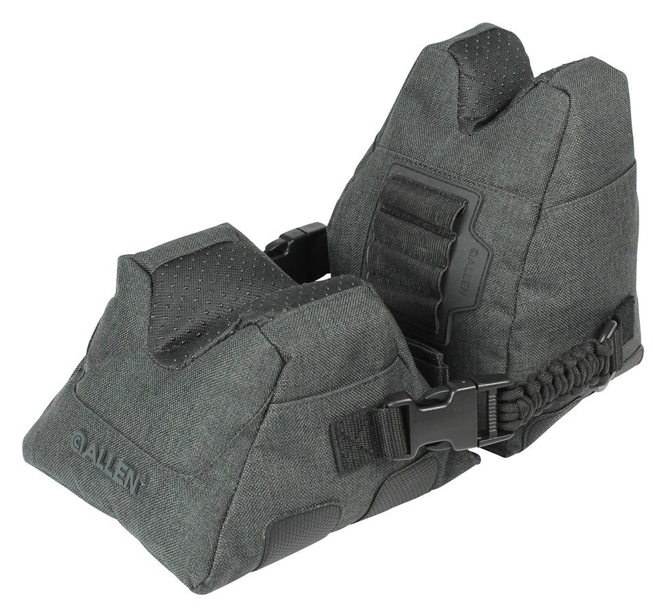 Allen 18417 Eliminator Shooting Rest Front and Rear Bag Combo Gray Polyester Paracord Handle