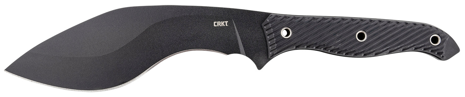 CRKT 2710 Clever Girl Kukri 7.75" Fixed Plain SK-5 Steel Blade Black Powder Coat Finish G10 Handle Includes Sheath