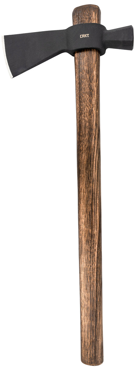 CRKT 2724 Chogan Hammer 1055 Carbon Steel Head Tennessee Hickory USA-Made Handle 17.88" Hammer Axe Tool