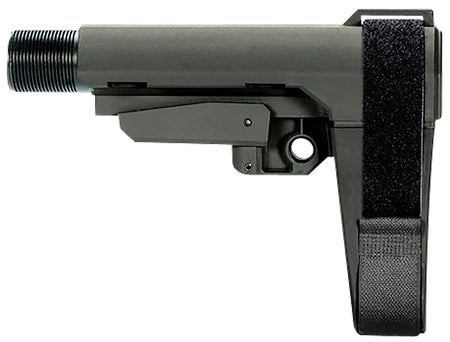 SB Tactical SBA3 X Stealth Gray Synthetic 5-Position Adjustable Stabilizing Brace AR-Platform