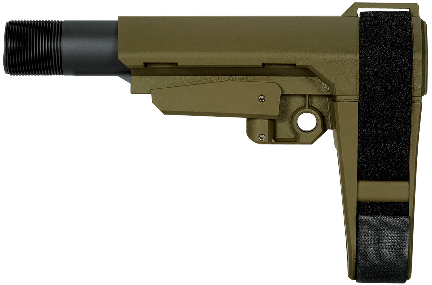 SB Tactical SBA3 X OD Green Synthetic 5-Position Adjustable Stabilizing Brace AR-Platform