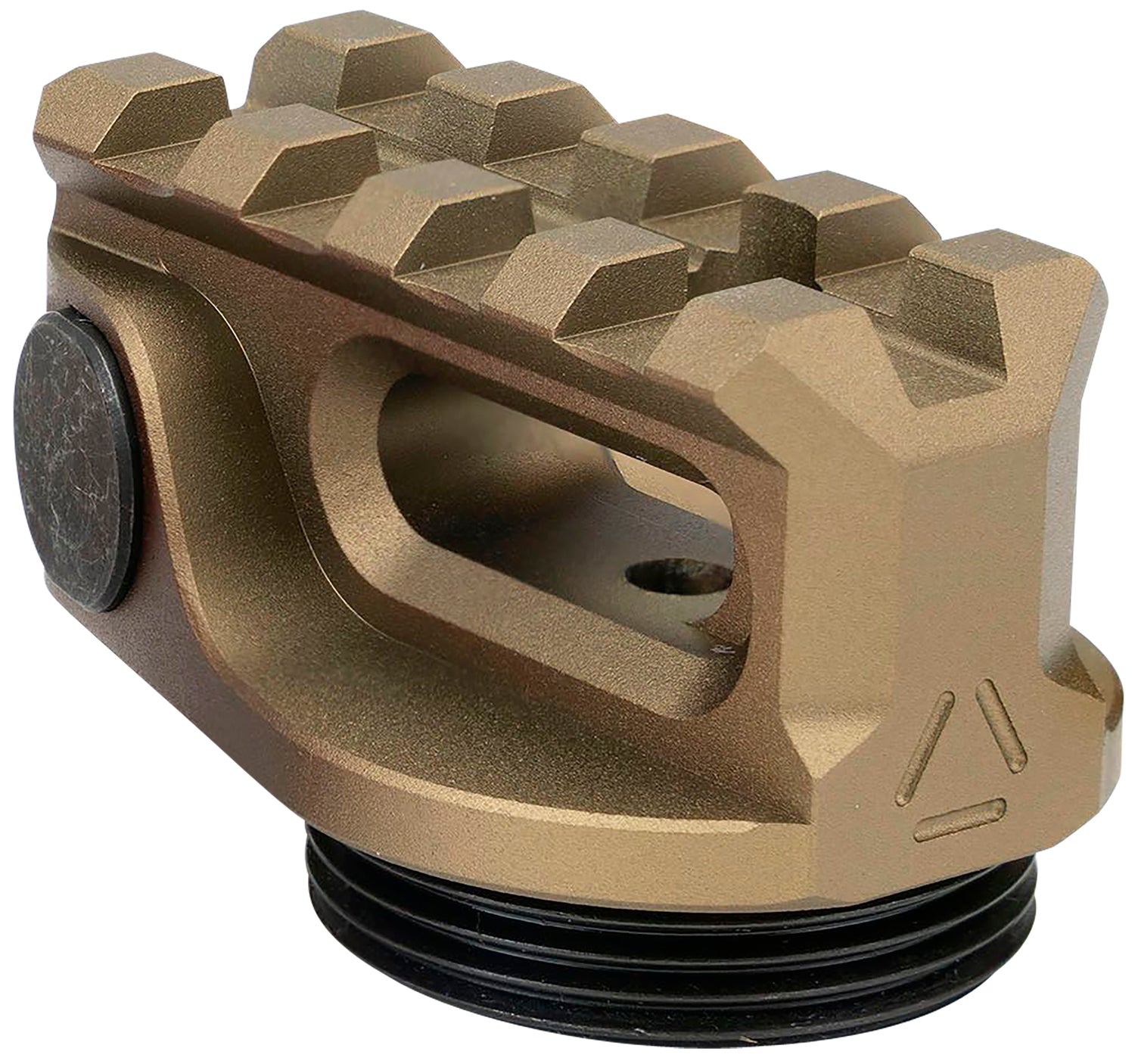Strike Industries Flat Dark Earth AR Lower Receiver Picatinny Stock Adapter with 360 QD Swivel