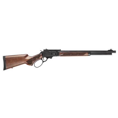 Smith & Wesson 14384 1854 45-70 Gov 6+1 20" Black Armornite Threaded Barrel, Black Armornite Picatinny Rail Receiver w/Picatinny Rail, Fixed Walnut w/Textured Grip Panels Stock, Thread Protector