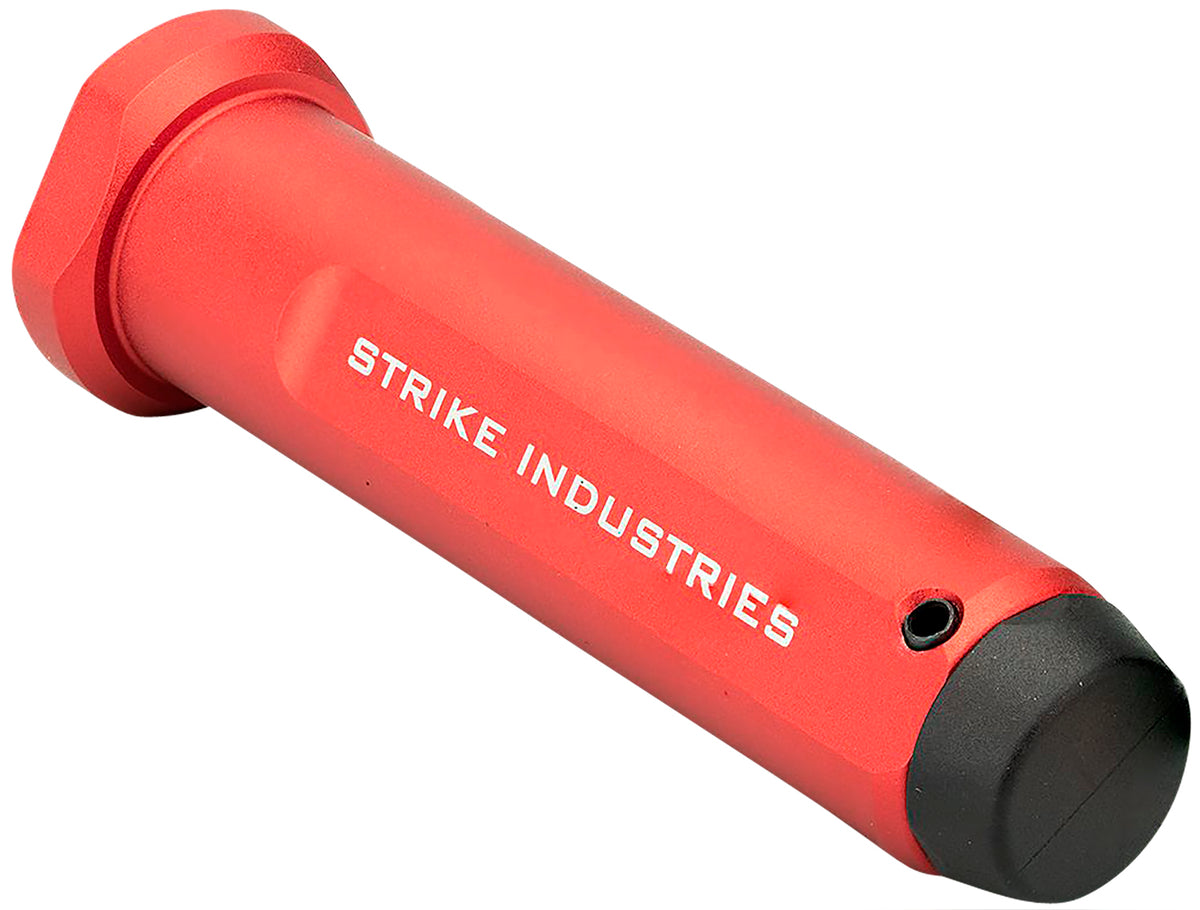 Strike Industries Red Anodized AR Mil-Spec Buffer Housing 6061-T6 Aluminum Carbine Length