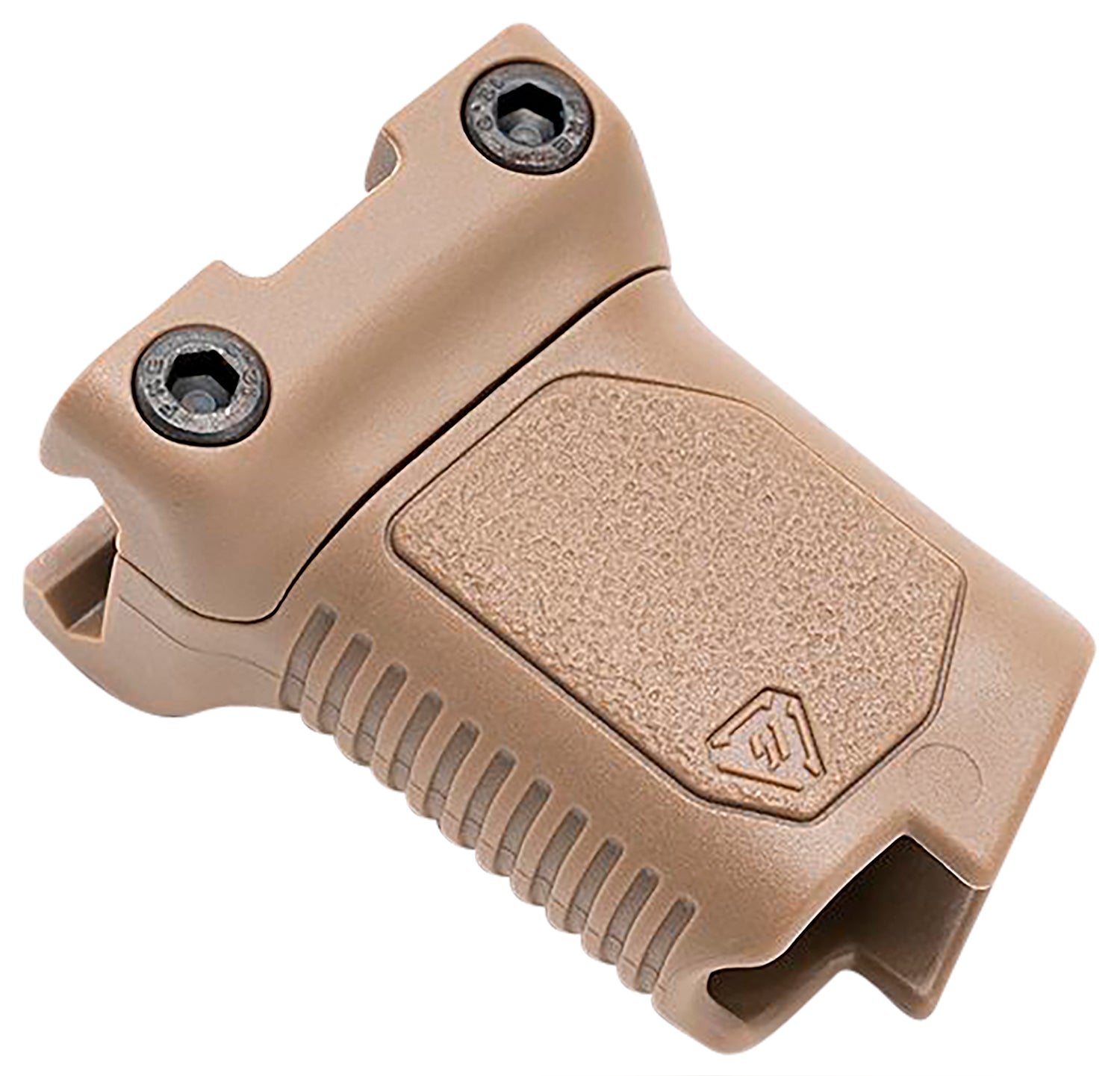 Strike Industries M-LOK Short Angled Vertical Grip Cable Management FDE Polymer