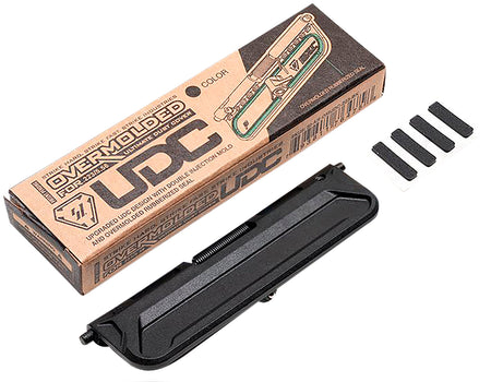 Strike Industries Black Overmolded UDC Polymer Dust Cover with Rubber Sealing Lip for AR-15