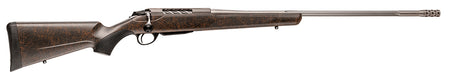 Tikka JRTXRBS370 T3x Lite Full Size 7mm Rem 3+1 24.30" Stainless Fluted Barrel, Drilled & Tapped Stainless Steel Receiver, Orange Webbed Black Roughtech Synthetic Stock