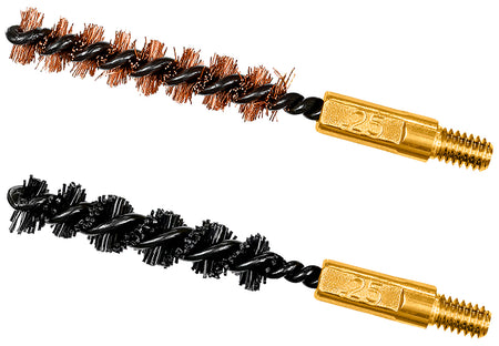 Otis FG325NB Bore Brush Combo 6mm/243/250/257 Cal 8-32" Thread 2" Long One Bronze One Nylon