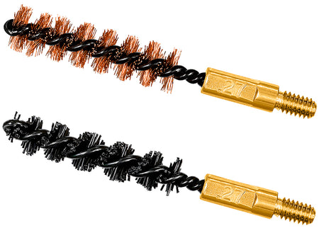 Otis FG327NB Bore Brush Combo 6.8mm/270/7mm Cal 8-32" Thread 2" Long One Bronze One Nylon