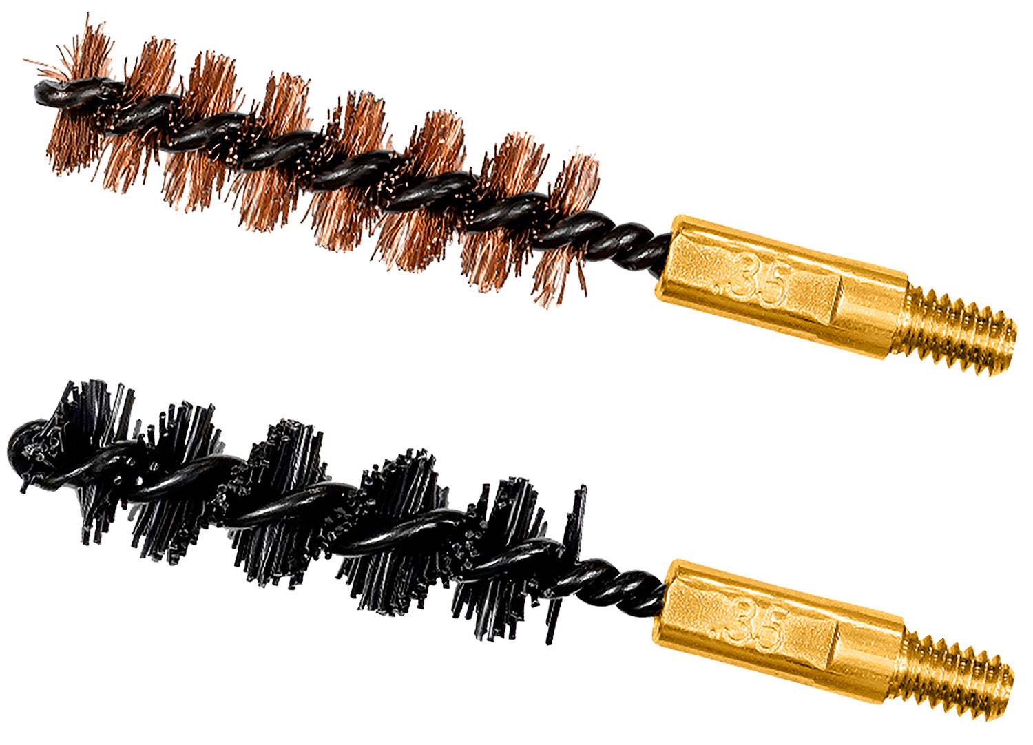 Otis FG335NB Bore Brush Combo 35/338/357 Cal 8-32" Thread 2" Long One Bronze One Nylon