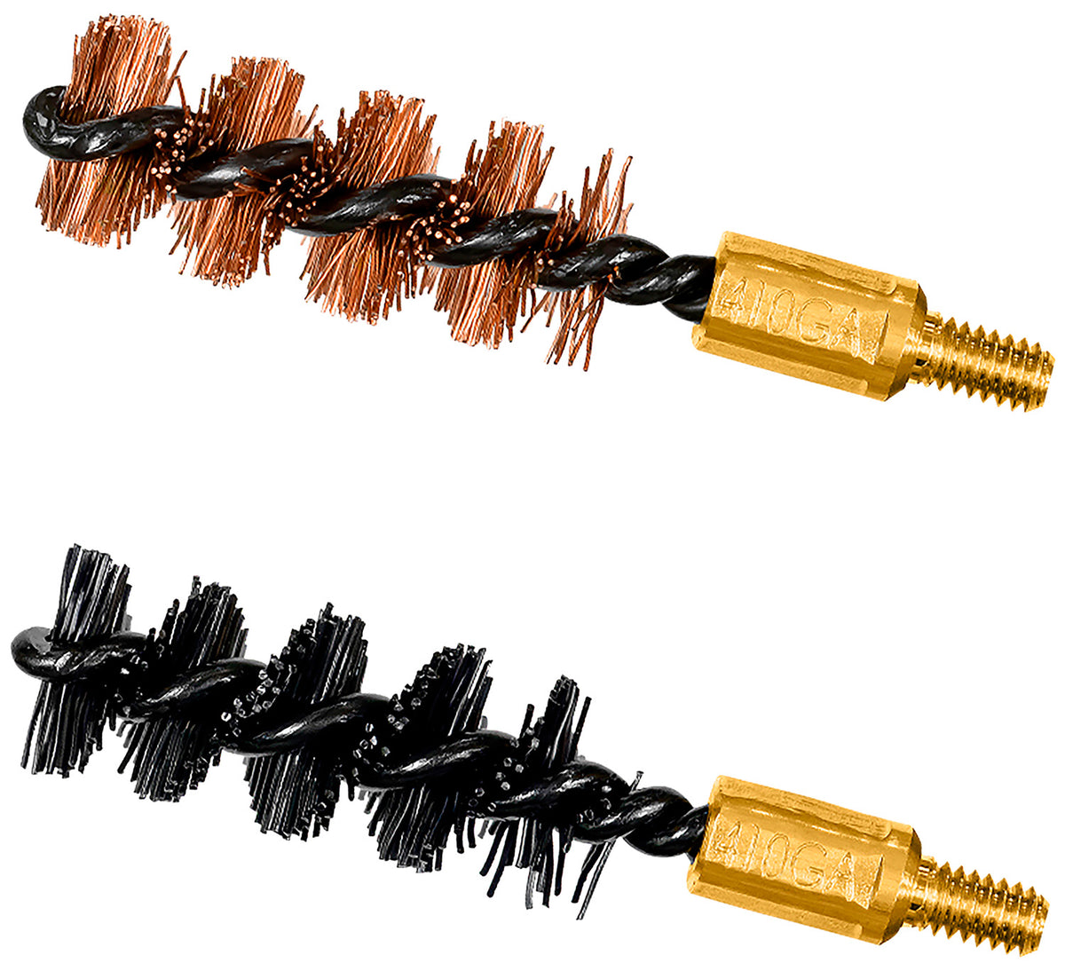 Otis FG541NB Bore Brush Combo 410 Gauge Shotgun 8-32" Thread 2" Long One Bronze One Nylon