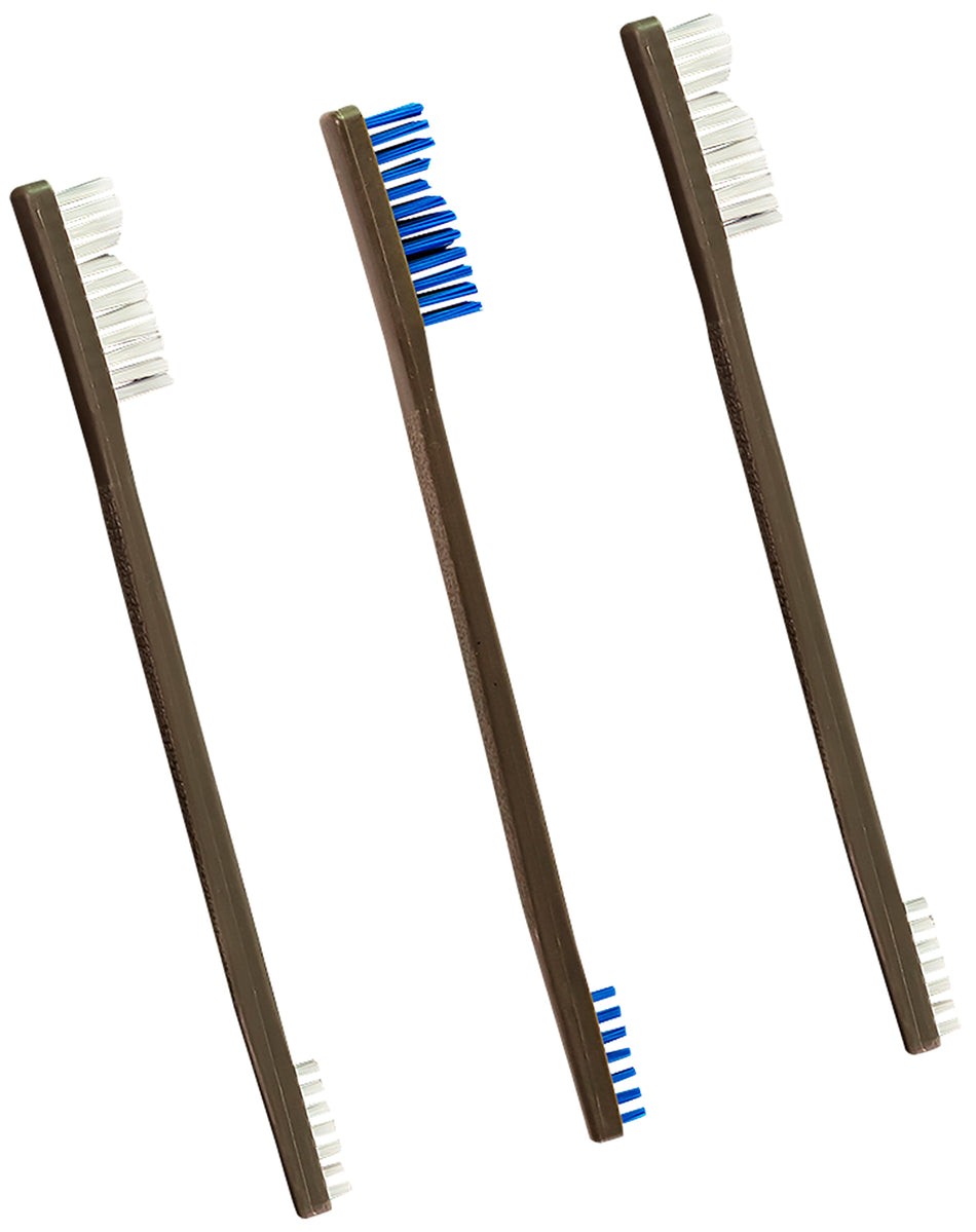 Otis FG316NB3 Double-Ended All Purpose Nylon Gun Cleaning Brushes 3 Per Pack