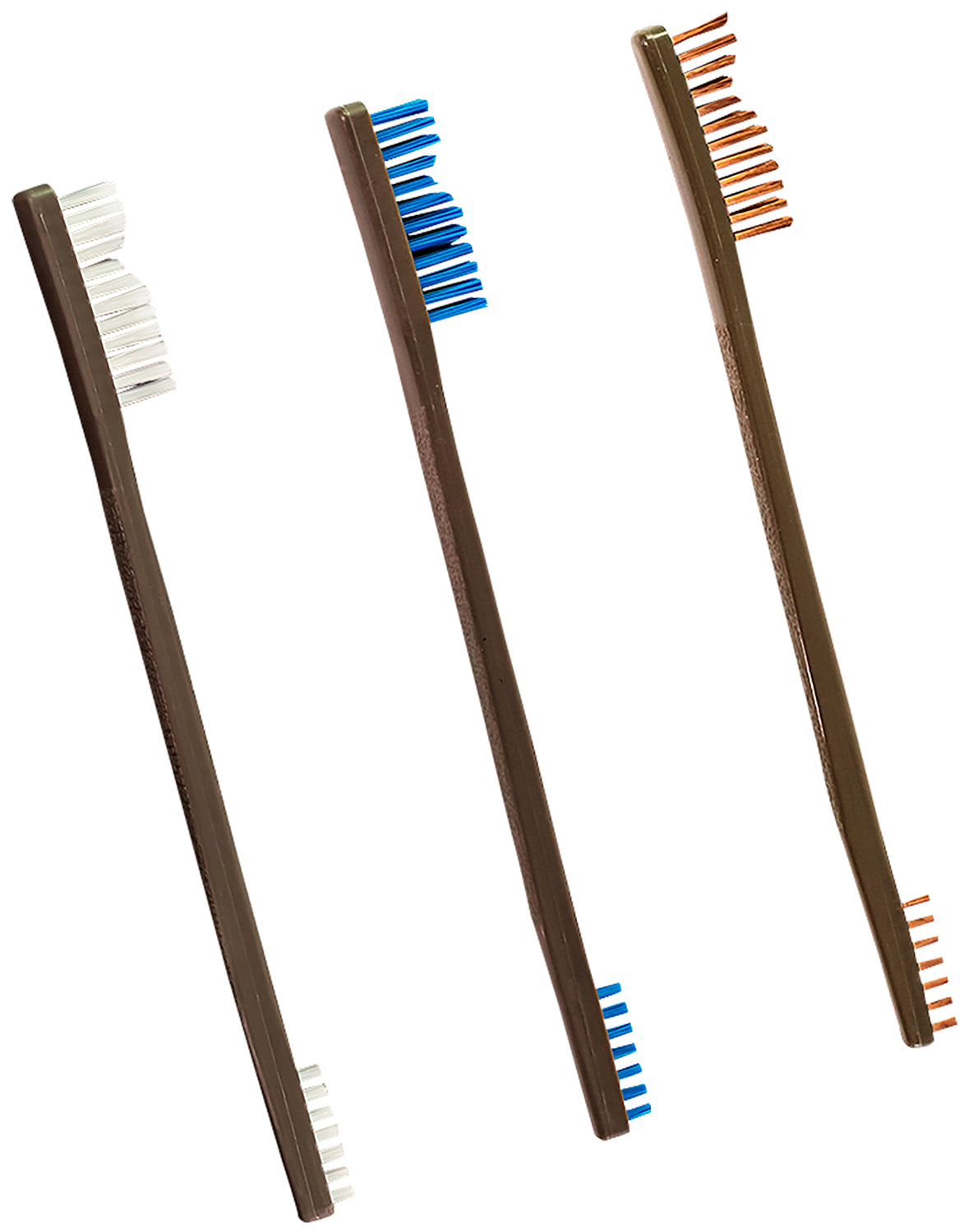 Otis FG3163 Double-Ended All Purpose Gun Cleaning Brush Set Mixed Bristles 3 Per Pack