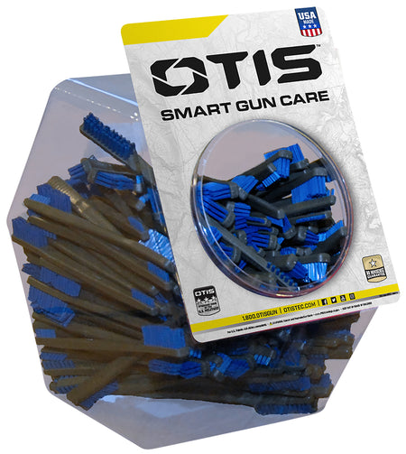 Otis Nylon Bristle All Purpose Brushes Double-End Blue 150 Count