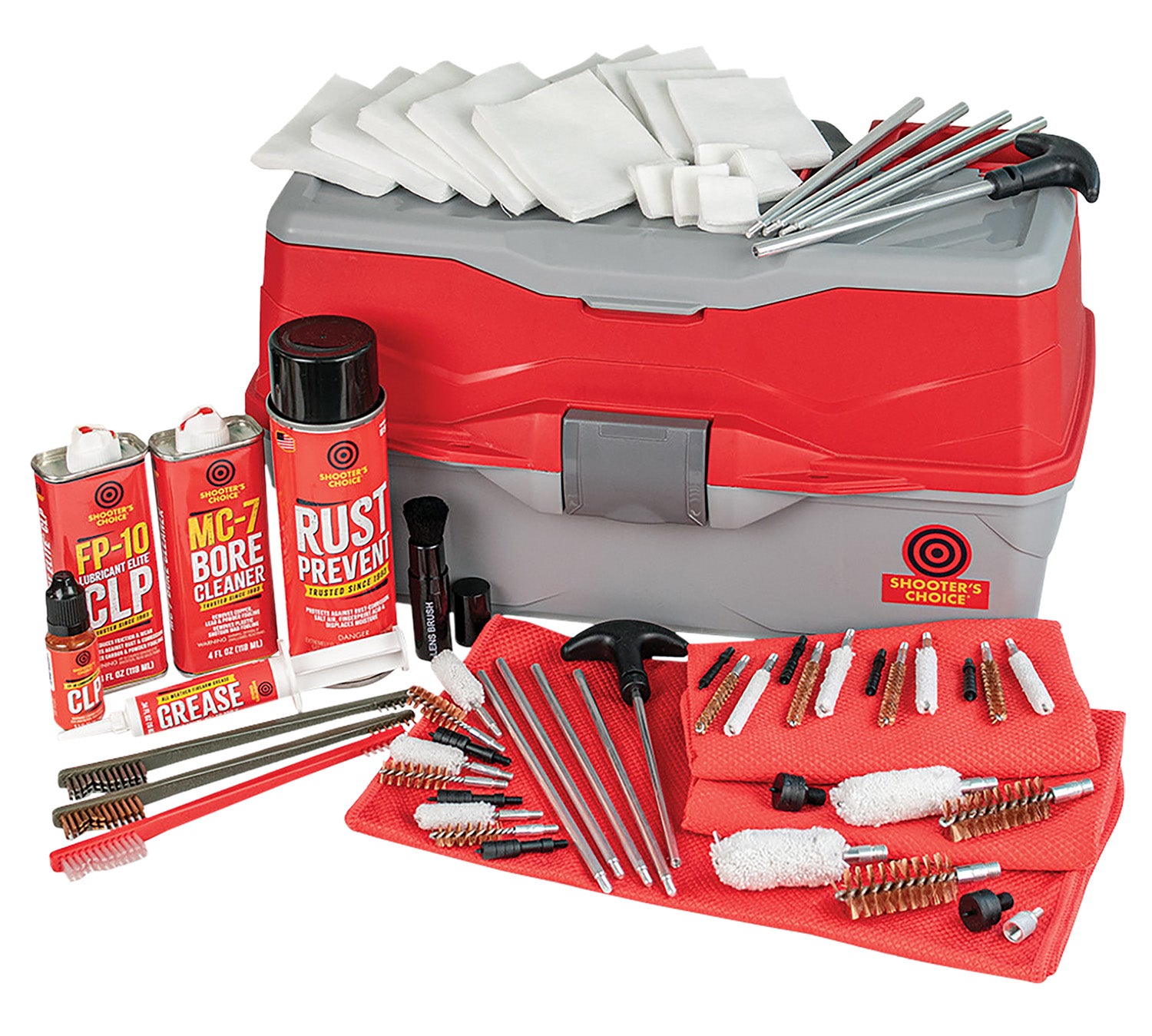 Shooters Choice 900MC Bullseye Box Gun Cleaning Kit Universal Multi-Caliber/Gauge