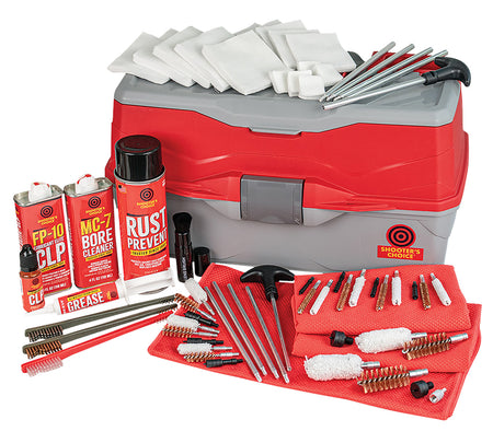 Shooters Choice 900MC Bullseye Box Gun Cleaning Kit Universal Multi-Caliber/Gauge