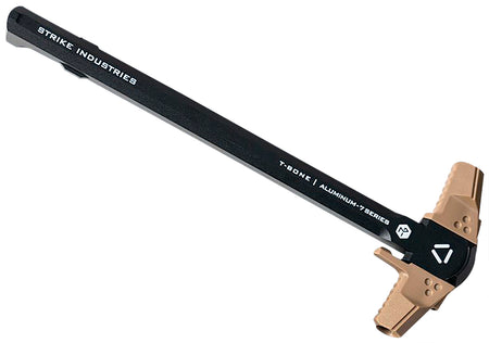 Strike Industries AR-15 .223/5.56 T-Bone Charging Handle FDE Polymer with 7000 Series Aluminum Shaft