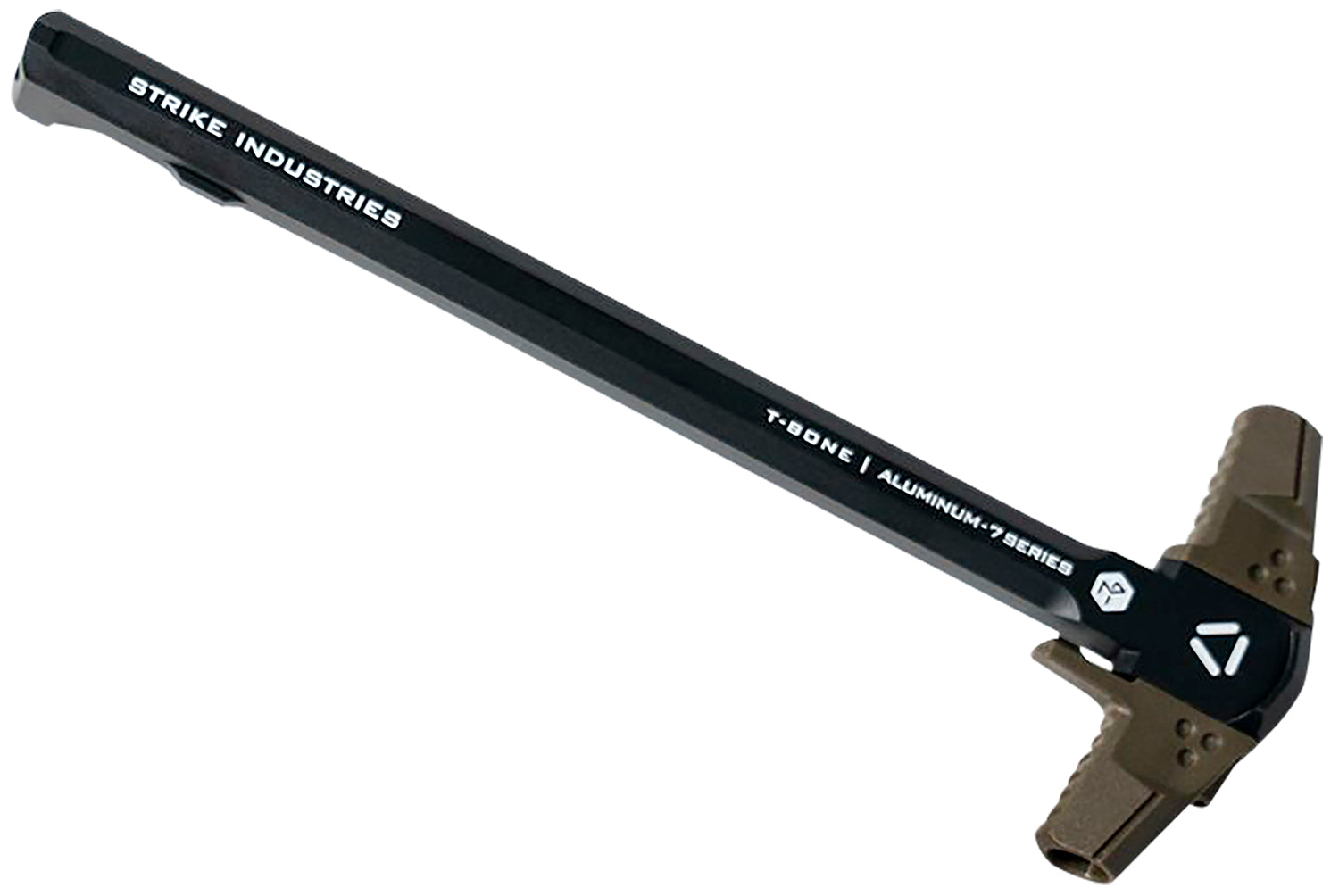 Strike Industries AR-15 .223/5.56 T-Bone Charging Handle OD Green Polymer with 7000 Series Aluminum Shaft
