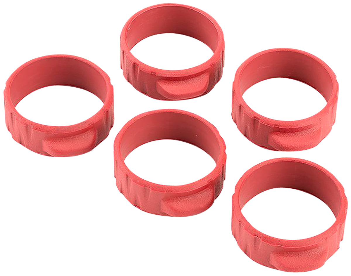 Strike Industries Bang Band Mini Red Rubber 34mm Anti-Slip Grip Band for Firearms 5 Pack