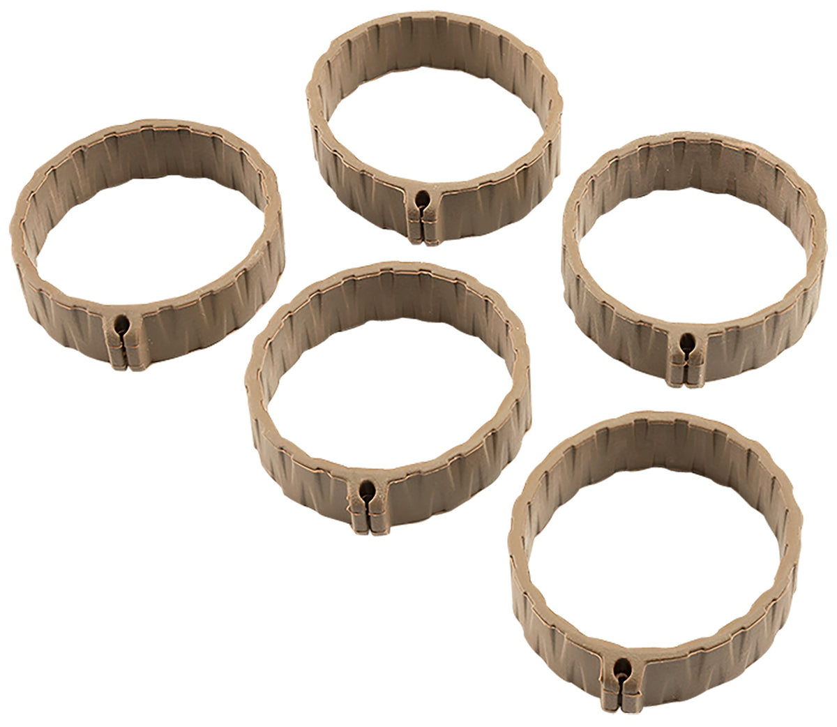 Strike Industries Bang Band NBR Flat Dark Earth Anti-Slip Bands, 5 Pack