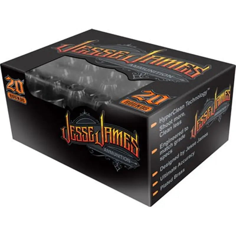 Ammo Inc .45 ACP/Auto JESSE JAMES BLACK LA Black Label Hollow Point 230 grain Jacketed Hollow Point ammunition