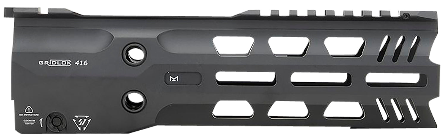 Strike Industries GridLok Lightspeed 9" M-LOK Black Handguard with QD Latch for HK 416/MR556