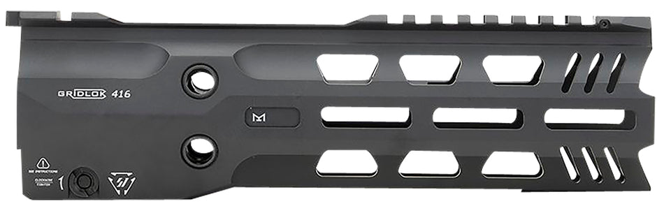 Strike Industries GridLok Lightspeed 9" M-LOK Black Handguard with QD Latch for HK 416/MR556