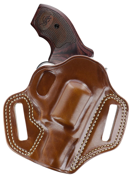 Galco CM312 Combat Master OWB Tan Leather Holster Fits Kimber K6S 2" Barrel Right Hand