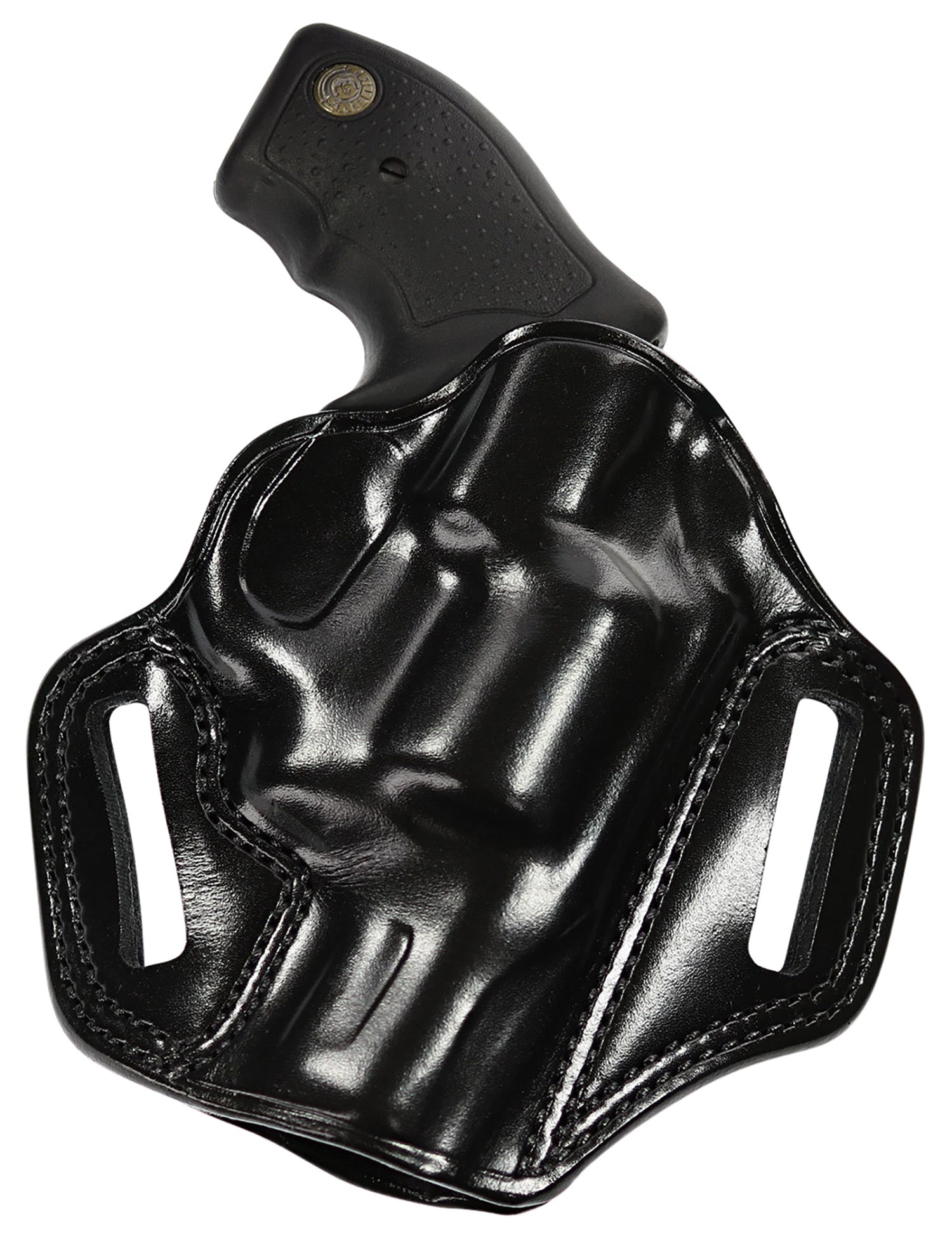 Galco CM834B Combat Master OWB Black Leather Holster Fits Glock 48 and S&W Shield EZ Right Hand