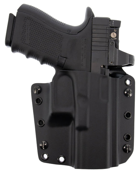 Galco CVS868RB Corvus Convertible Black Kydex Holster Fits Glock 17/19/23/45 with Light Right Hand