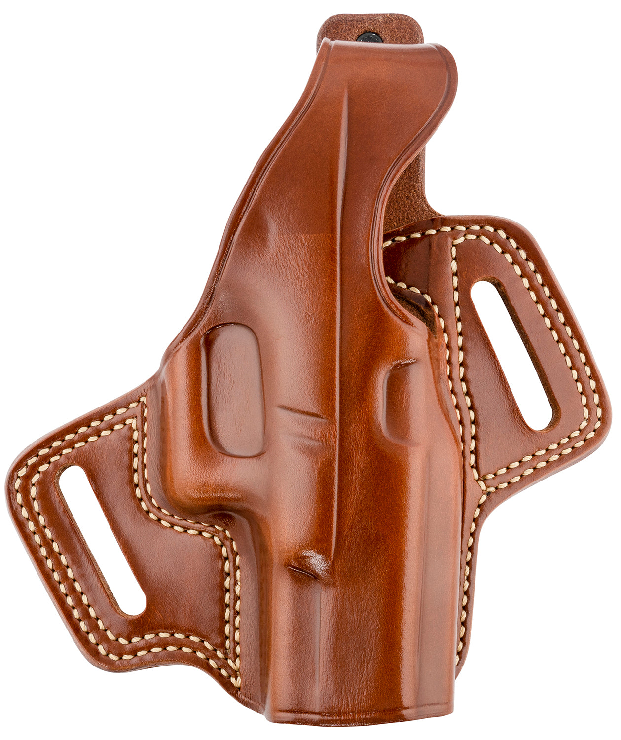 Galco FL226 Fletch High Ride OWB Tan Leather Holster for Glock 19 Series and 45 Right Hand