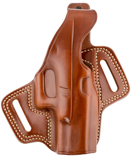 Galco FL226 Fletch High Ride OWB Tan Leather Holster for Glock 19 Series and 45 Right Hand