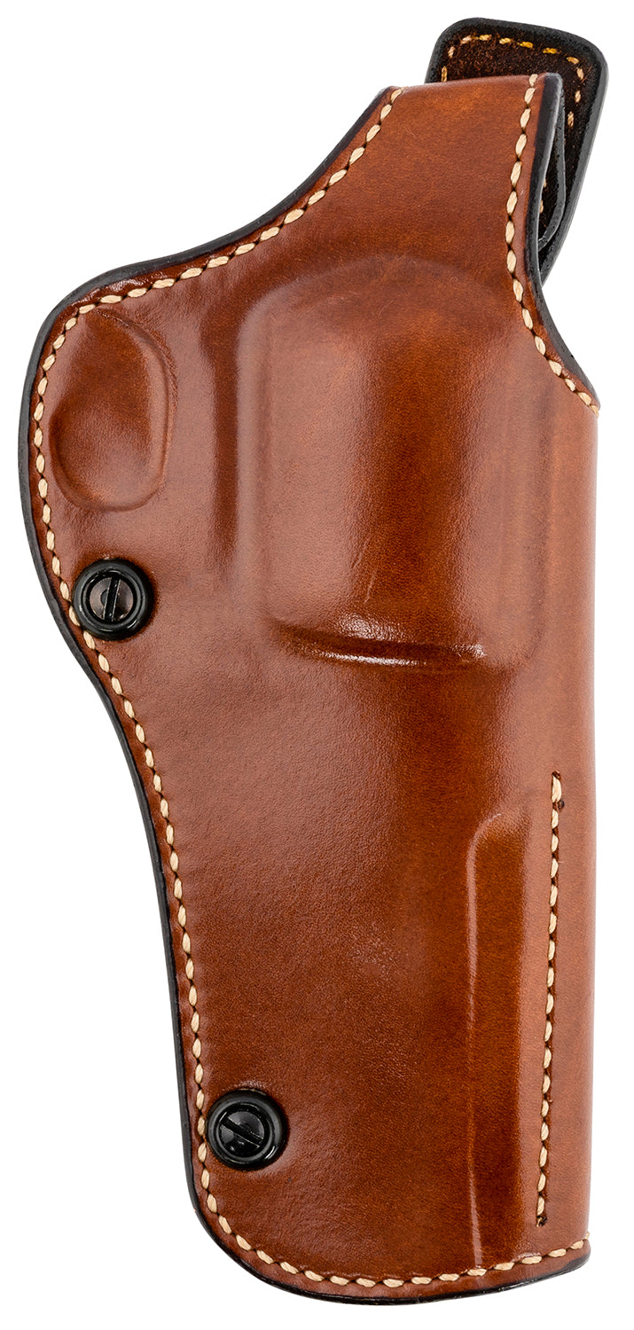 Galco PHX334 Phoenix Outside Waistband Tan Leather Holster Ruger GP100 S&W L Frame Belt Slide Right Hand