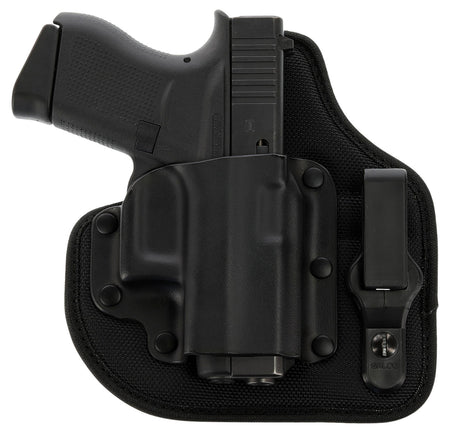 Galco QTC800RB QuickTuk Cloud IWB Black Kydex/Nylon UniClip Holster Compatible with Glock 43 Springfield Hellcat and S&W M&P Shield EZ Right Hand