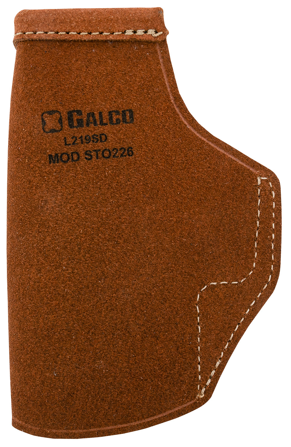 Galco STO226 Stow-N-Go IWB Natural Leather Holster with Belt Clip Compatible with Glock 19X 19 23 Right Hand
