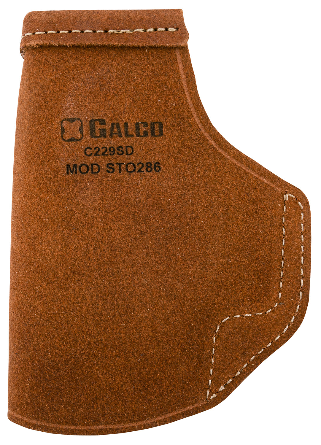 Galco STO286 Stow-N-Go IWB Natural Leather Holster Belt Clip Compatible with Glock 26 27 33 Right Hand