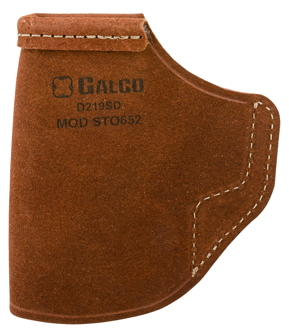 Galco STO652 Stow-N-Go IWB Natural Leather Holster Belt Clip Compatible with S&W M&P Shield/2.0 Walther PPS Right Hand